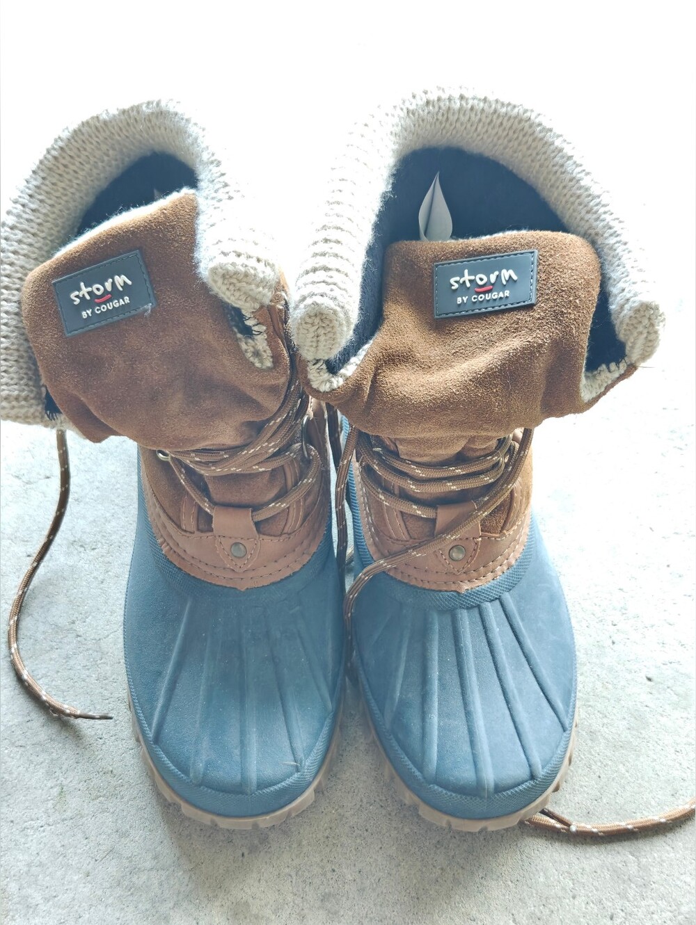 Storm Boots By Cougar Womens Size 8 Winter Creek Navy Blue